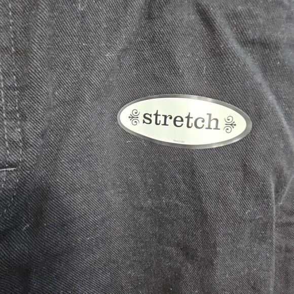 Lee Women's Sz 12med Relaxed Straight Leg Black New stretch jeans pants - Picture 2 of 14